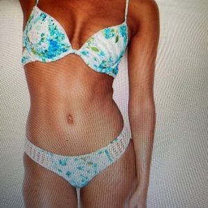 Victoria's Secret Floral Bikini NWT Size L